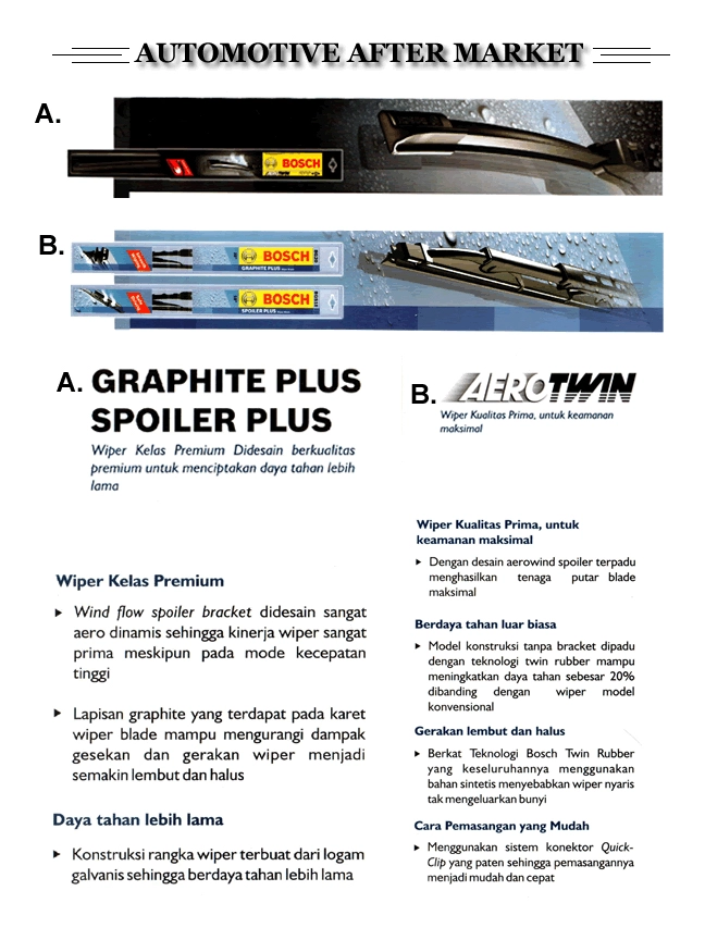 Bosch Wiper Automotive After Marker